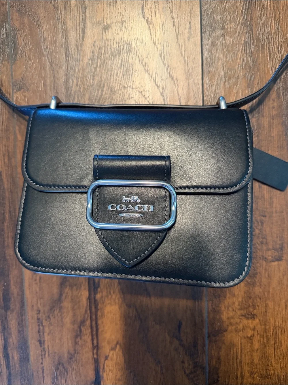 Coach sleek black